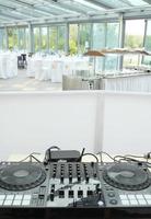 dj reeks Bij een bruiloft evenementenlocatie foto