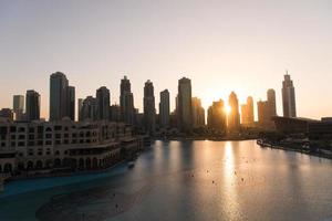 musical fontein in Dubai foto