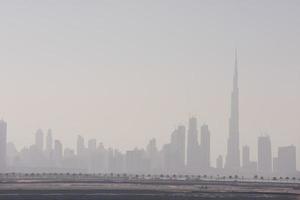 panorama Dubai stad foto