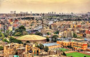 uitzicht op cairo vanaf de citadel - Egypte foto