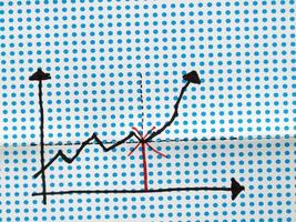 voorraad diagram tekening foto