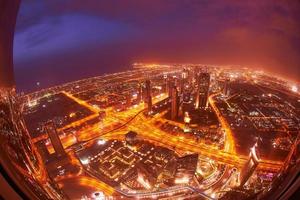 Dubai nacht skyline foto