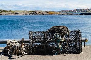 visvangst uitrusting in de Europese Baltisch zee foto