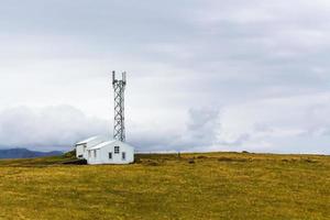 gebouwen Aan dyrholaey schiereiland in IJsland foto