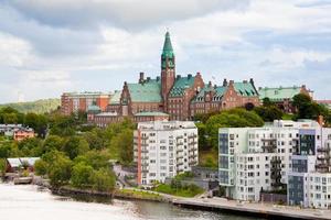 gemeentelijk huizen en ziekenhuis in Stockholm, foto