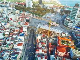 stadsgezicht Istanbul, kalkoen foto