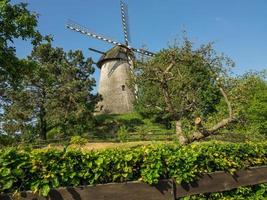 windmolen in de Duitse Westfalen foto