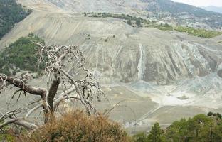 asbest mijnbouw, schotels, Cyprus foto