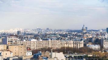 bovenstaand visie 5e arrondissement en pantheon foto