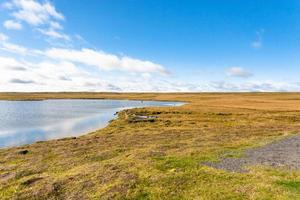 toendra landschap in IJsland in zonnig september dag foto