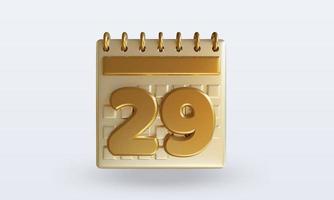 3d kalender twintig negen foto