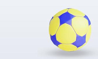 3d sport bal korfbal renderen Rechtsaf visie foto