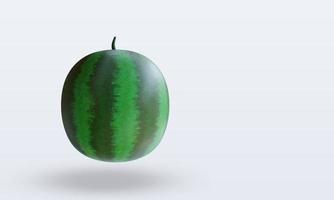 3d fruit watermeloen renderen links visie foto