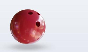 3d sport bal bowling bal renderen links visie foto