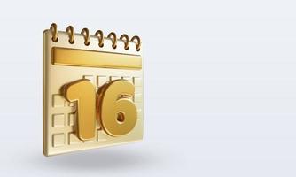 3d kalender links visie zestien foto