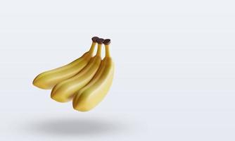 3d fruit banaan renderen links visie foto