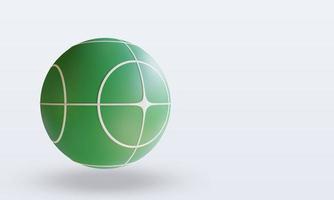 3d sport bal jeu de boules renderen links visie foto