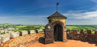 zomer visie van de toren foto