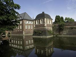 ahaus,duitsland,2021-ahaus kasteel in Duitsland foto