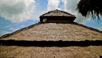 droevig traditioneel dorp dorp, lombok, west nusa tenggara, Indonesië foto