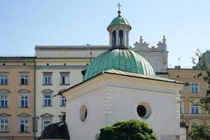 Krakau, Polen, 2014. kerk van st. adalbert in Krakau foto