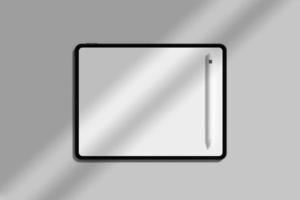 tablet scherm blanco mockup foto