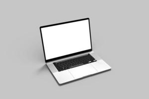 laptop scherm blanco mockup foto
