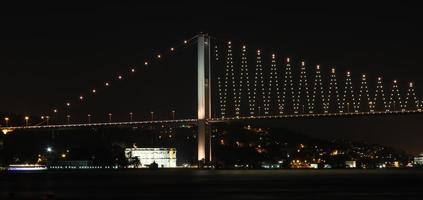 Bosporus-brug, Istanbul, Turkije foto