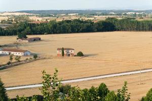 antenne visie van platteland in de omgeving van lerma, Spanje foto