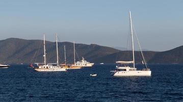 zeilboten in Bodrum foto