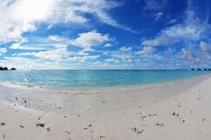 tropisch strand visie foto