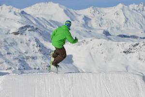 ski springen visie foto