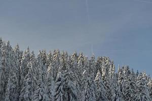 berg winterlandschap foto