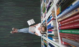 bibliotheek studie concept foto