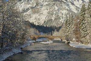 berg winterlandschap foto