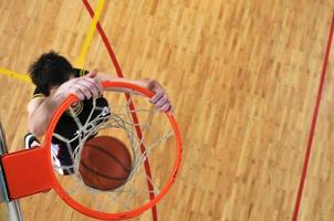 spelen basketbal visie foto