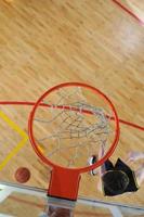 spelen basketbal visie foto