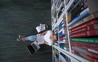 bibliotheek studie concept foto