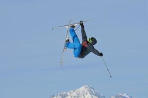 ski springen visie foto