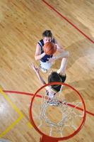 spelen basketbal visie foto