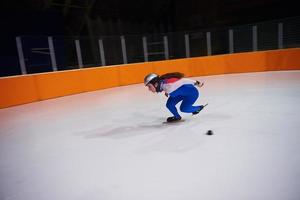 snelheid het schaatsen visie foto