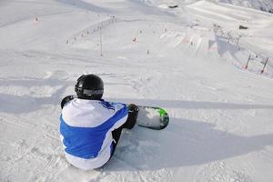 extreem vrije stijl ski springen foto