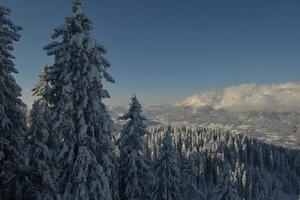 winter berglandschap foto