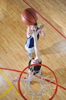 spelen basketbal visie foto