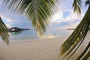 tropisch strand visie foto