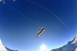 skilift uitzicht foto