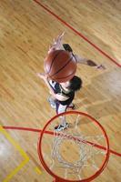 spelen basketbal visie foto