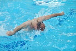 zwemmer atleet visie foto