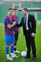 professioneel sport manager en trainer foto