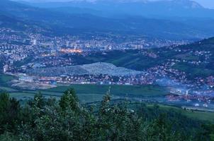 Sarajevo nacht visie foto